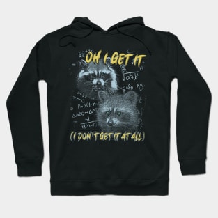 Oh I Get It - Funny Raccoon Meme Hoodie